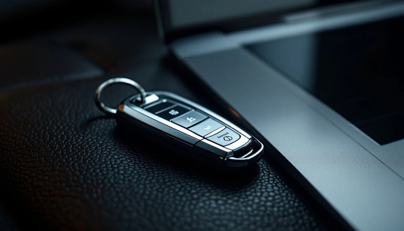 Llave inteligente de Mercedes-Benz junto a un cerrajero movil evaluando el sistema por ano en el Metroplex DFW