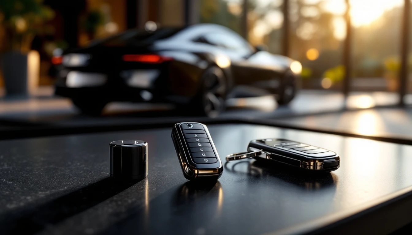 Llave de valet metalica junto a la smart key principal de un carro en el Metroplex DFW